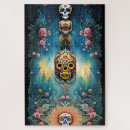 Buscar día de los muertos puzzles Colorido