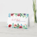 Buscar flores pintadas a mano tarjetas General y unisex