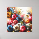 Buscar flores rojas lienzos General y unisex