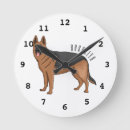 Buscar perro pastor relojes de pared Alsaciano