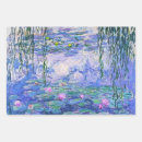 Buscar monet claude de papel de regalo Nenúfares
