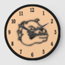 Buscar bulldog relojes de pared Perro