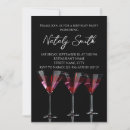Buscar vidrio de cóctel invitaciones Martini