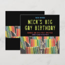 Buscar gay invitaciones de cumpleaños Arco iris