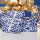 Buscar estrella azul papel de regalo Para ella