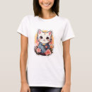 Buscar gato del kawaii camisetas Para ella
