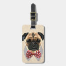 Buscar pug etiquetas para maletas Flores