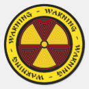 Buscar radiación pegatinas Amarillo