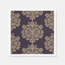 Buscar damasco floral servilletas Vintage