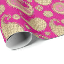 Buscar rosa del fucsia papel de regalo Oro