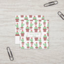 Buscar succulent tarjetas de visita Cactus