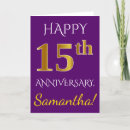 Buscar 15º tarjetas de aniversario Elegante