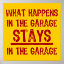 Buscar garaje posters Divertido