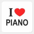 Buscar pianista pegatinas Tipografía