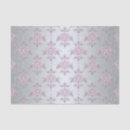 Buscar damasco plata de papel de seda Vintage