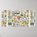 Buscar monstruos coloridos posters Escuela