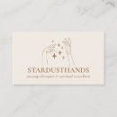 Buscar manos del masaje tarjetas de visita 9 º balanza