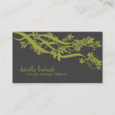 Buscar hojas del bambú tarjetas de visita Moderno