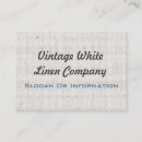 Buscar lino blanco tarjetas de visita Profesional