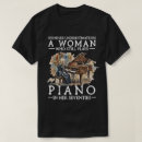 Buscar piano camisetas Amante de la música