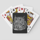 Buscar cara animal barajas de cartas Negro