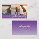 Buscar purple tarjetas de visita Clientes