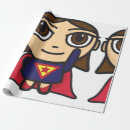 Buscar super héroe papel de regalo Rojo