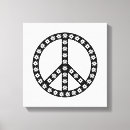 Buscar símbolo de paz lienzos Hippie