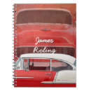 Buscar coches clásicos cuadernos General y unisex