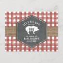 Buscar bbq party tarjetas Gingham