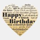 Buscar idiomas pegatinas Cumpleaños