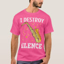 Buscar saxofonista camisetas Músico de jazz