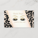 Buscar leopard print tarjetas de visita Artista de maquillaje