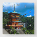 Buscar cascada relojes de pared Cuadrado