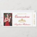Buscar quinceanera elegante invitaciones Tiara