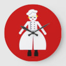 Buscar kitchen relojes de pared Rojo