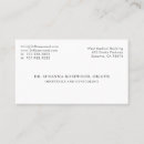 Buscar obstetricia tarjetas de visita Minimalista
