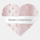 Buscar árbol de navidad corazon pegatinas Rosa