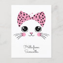 Buscar cara del gato postales Para ella