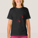 Buscar sangre camisetas Rojo