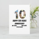 Buscar aniversario de 10 años invitaciones Elegante