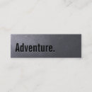Buscar aventura tarjetas de visita Viajero