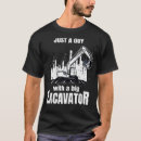 Buscar excavadora camisetas Nombre