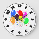 Buscar globos del fiesta relojes de pared Celebración