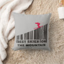 Buscar esquiadores cojines Montaña