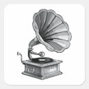 Buscar gramófono pegatinas Música