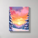 Buscar nieve lienzos Pintura