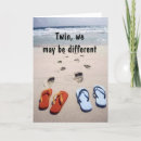 Buscar flip flop tarjetas Hermanas gemelas
