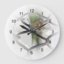 Buscar butterfly relojes de pared White