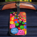 Buscar emoticon etiquetas para maletas Sonrisas